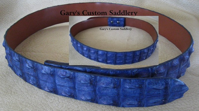 Crocodile Hornback Belt