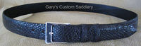 Men's Curved Radius Alligator Belt