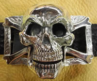 SKULL BELT BUCKLE