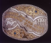 Race Horse Belt Buckle