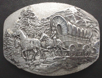 Wagon Scene Buckle