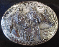 Arabian Horse Belt Buckle