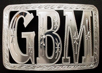 Initials Belt Buckle