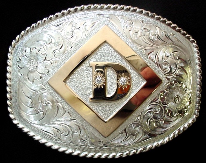 Diamond D Brand Buckle