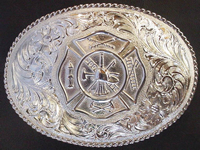 Fireman's Maltese Cross Buckle