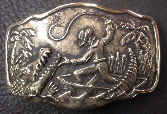 Gator Fighter Buckle