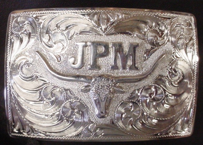 Longhorn Initial Buckle