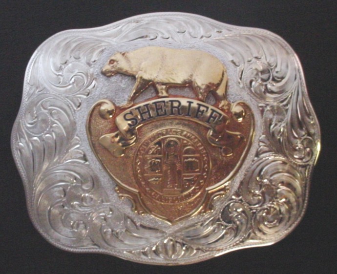 Sheriff Badge Buckle