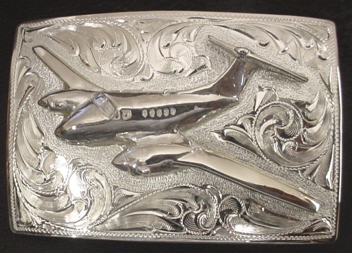 King Air 200 Plane Buckle