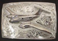 King Air 200 Plane Buckle