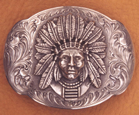 Custom Motif Indian Belt Buckle