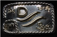 Red River D Belt Buckle