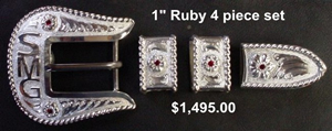 Ruby Ranger Buckle Set