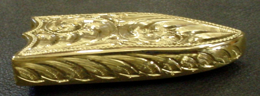 Solid 22 karat Gold Ranger Buckle 