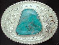 Oval Turquoise Buckle