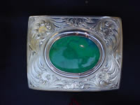 Chrysicola Belt Buckle