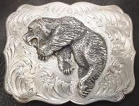 Grizzly Bear Belt Buckle