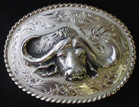 African Cape Buffalo Buckle