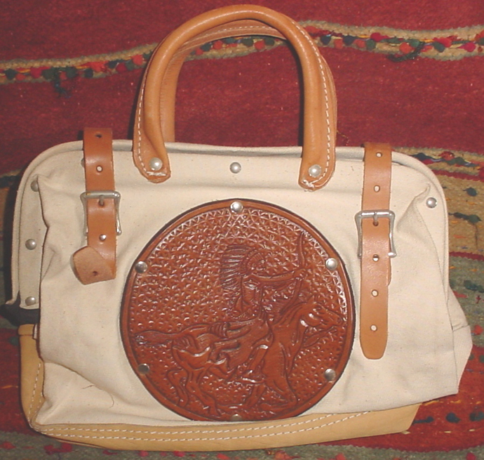 Ladies Roper Purse Indian on Horse Bag